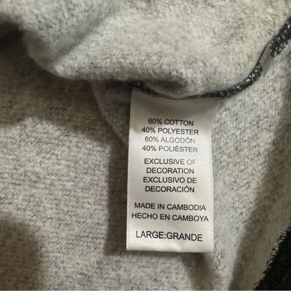 Tommy Bahama Pullover Mens L Gray Raglan Marled Long Sleeve Sweatshirt Crew Neck - Picture 8 of 12